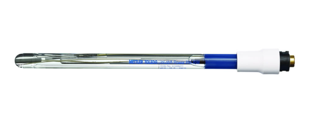 pH-Electrode InLab® Power Pro-ISM pH 0...12, integr.temp.probe NTC30kO, glass-bole 170mm, MultiPin-plug