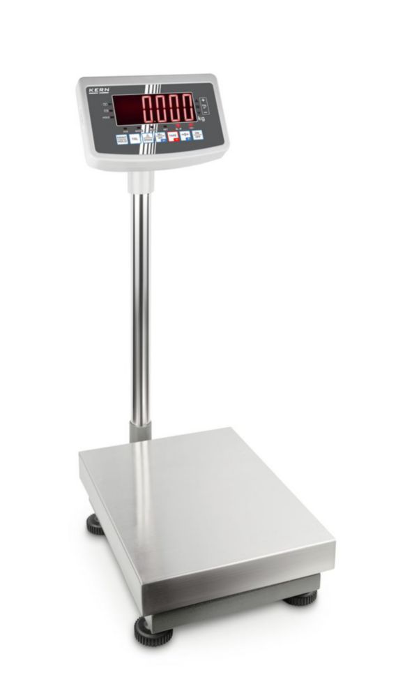 Platform scale EFC 300K-2 with rechargeable battery, bright LED display and stand