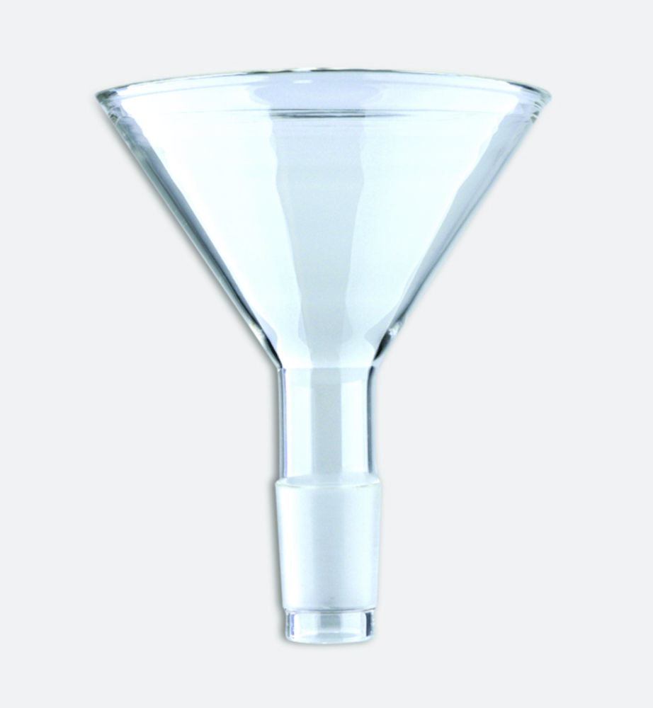 Powder funnel 80 mm NS 19/26, Boro 3.3
