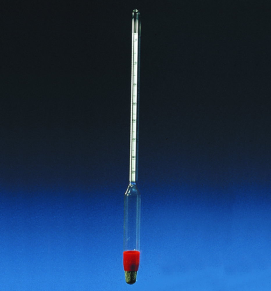 Hydrometer,for Ca(OH)²,without thermometer 0-340 g/ltr,300 mm