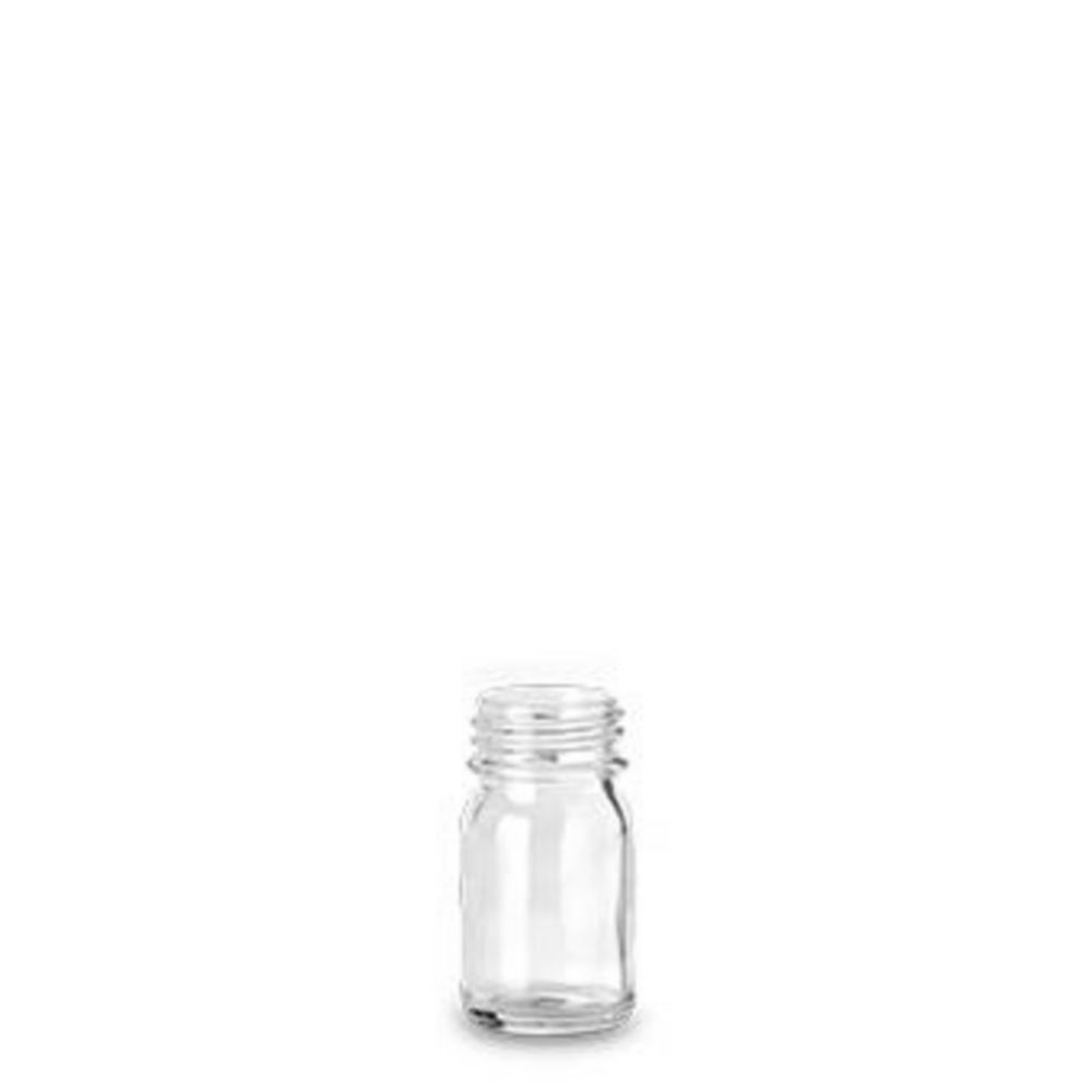 Wide neck bottles 30 ml, clear DIN 32, w/o 9072164 screw-cap pack of 126
