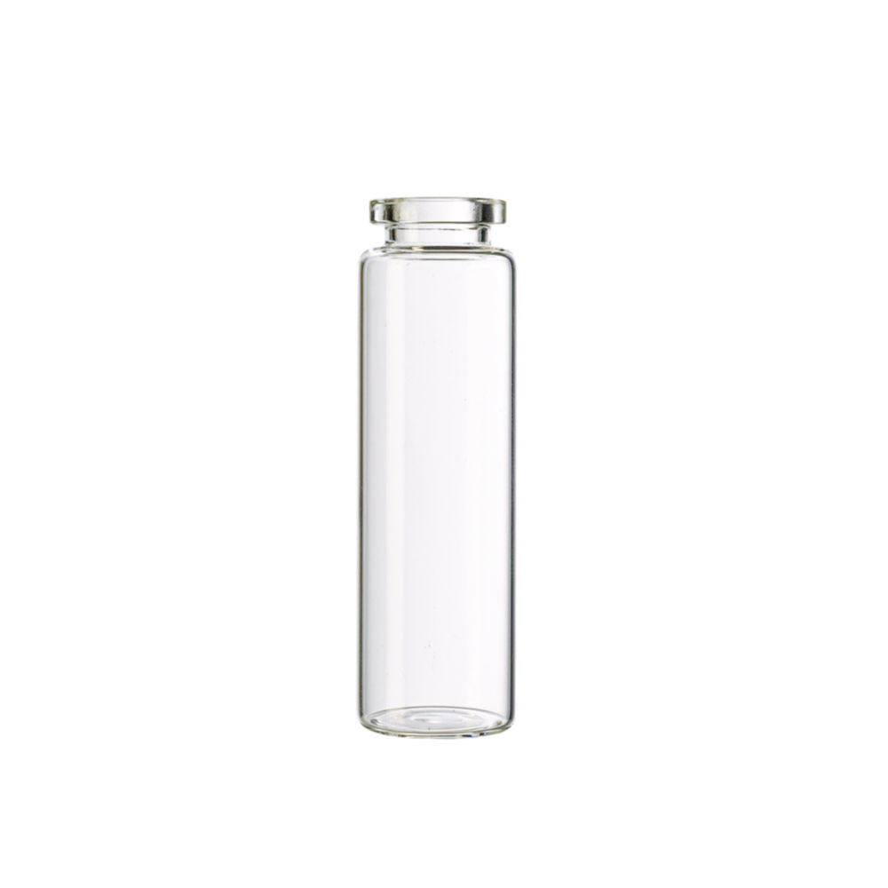 LLG-Headspace Crimp Neck vials N 20, 20 ml clear, flat DIN crimp neck, 23.25 x 75.5 mm pack of 100