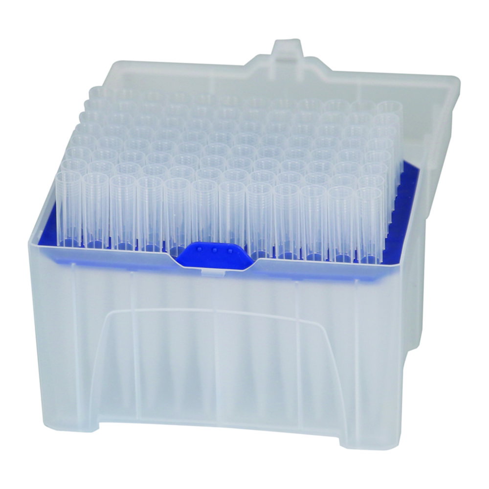 LLG-Pipette tips Economy 2.0 100-1000 µl, non-sterile, blue, 8 racks of 96