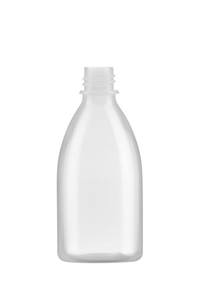 Narrow neck bottle 100 ml, LDPE clear, without screw cap screw cap see 9.072 773