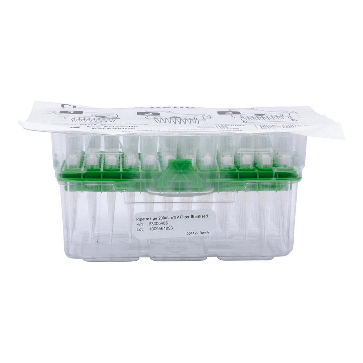 Pipette Tips 200uL xTIP F ST FTR BTX pack of 10x96