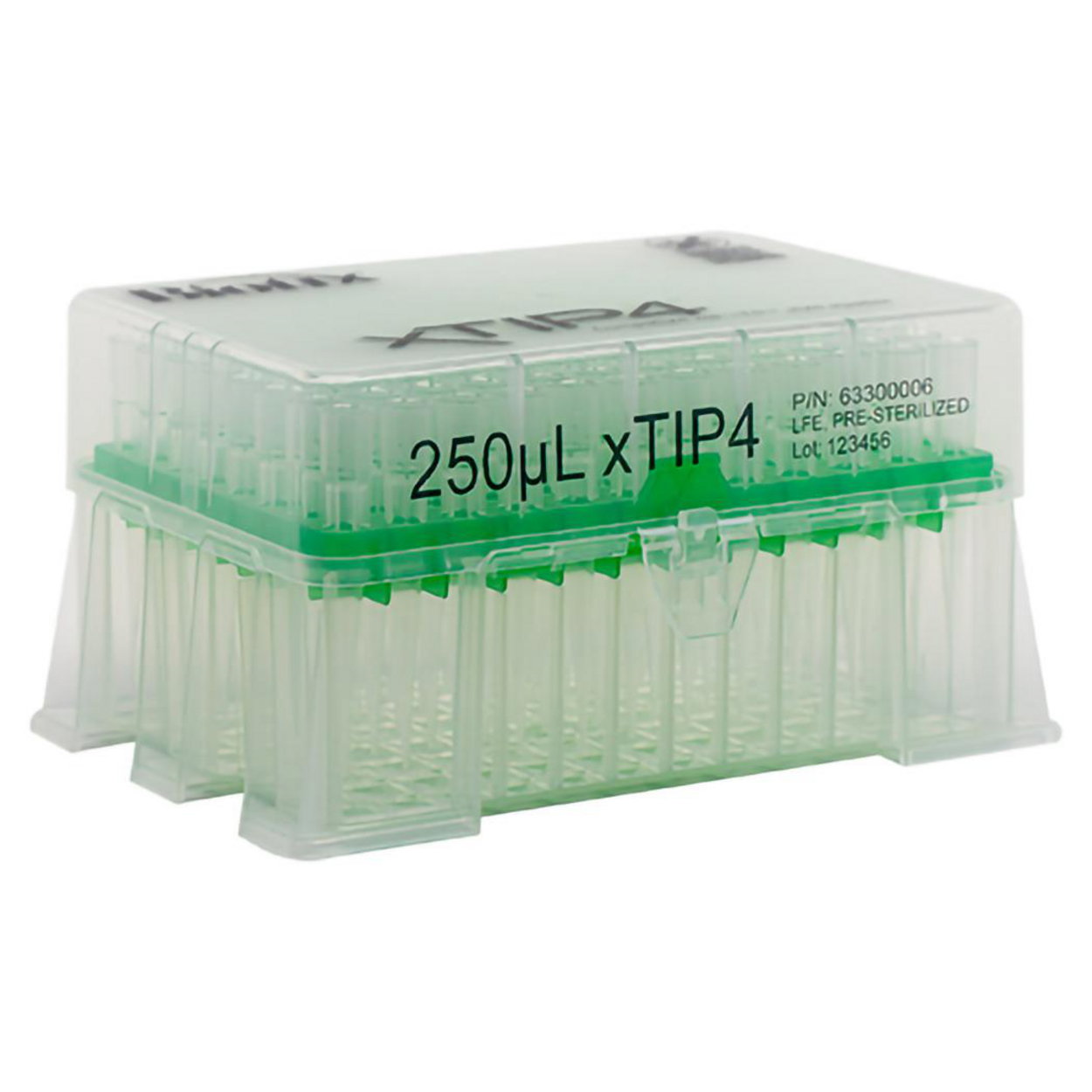 Pipette Tips 250uL xTIP ST RK BTX pack of 10x96