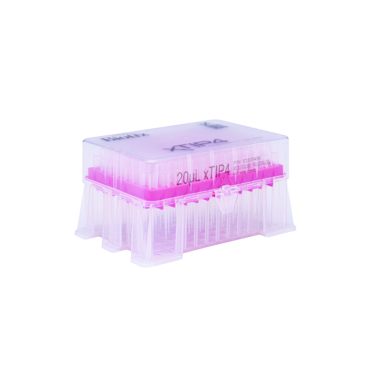 Pipette Tips 20uL xTIP ST RK BTX pack of 10x96