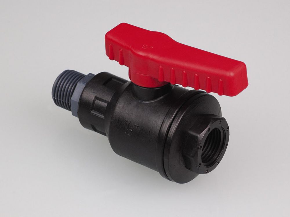 Ball valve for barrel ½"