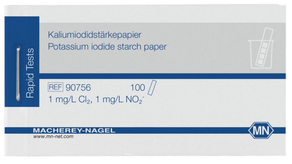 Potassium iodide starch paper MN 816 N, 10 x 75 mm, booklet of 100 strips