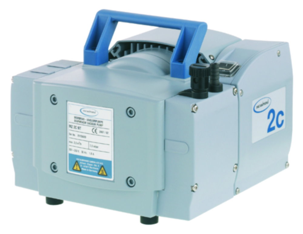 Chemistry diaphragm pump MZ 2C NT two-stage, 230 V~ 50 Hz plug CEE