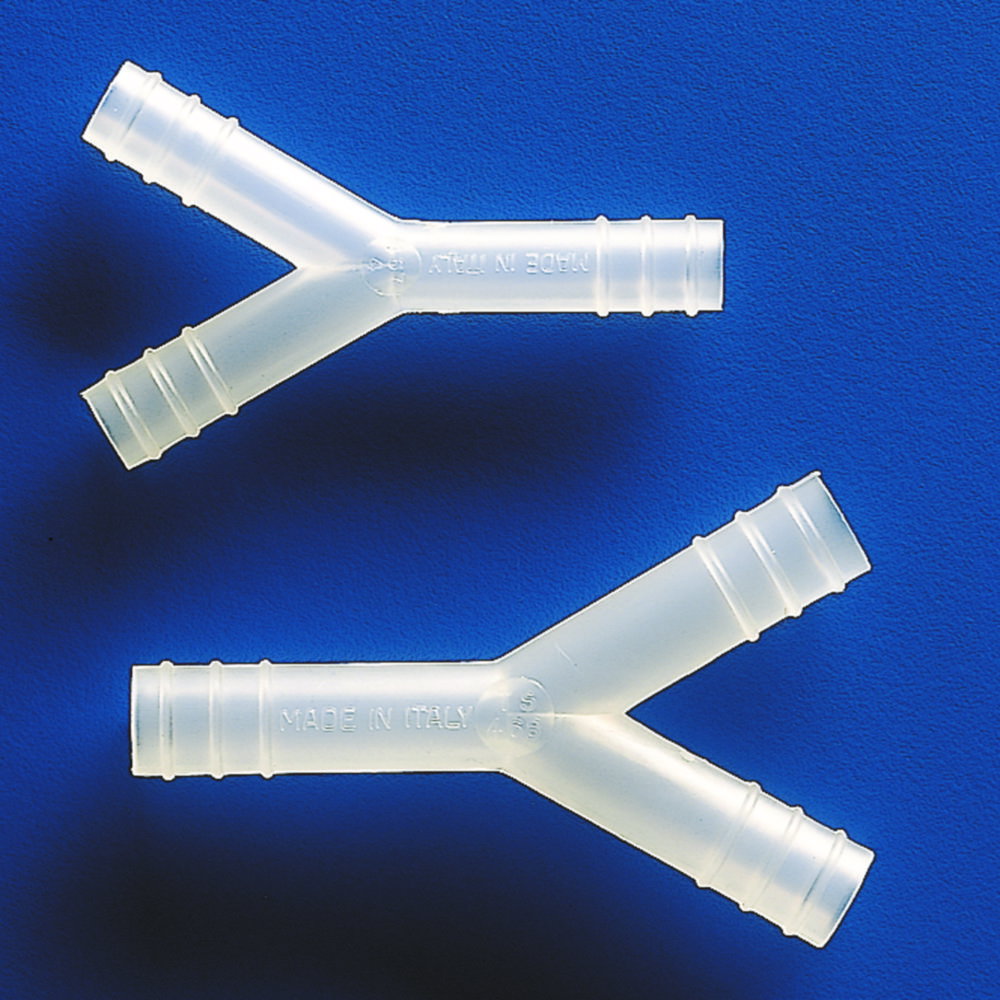 Tubing connector, PP "Y" shape, 12 mm