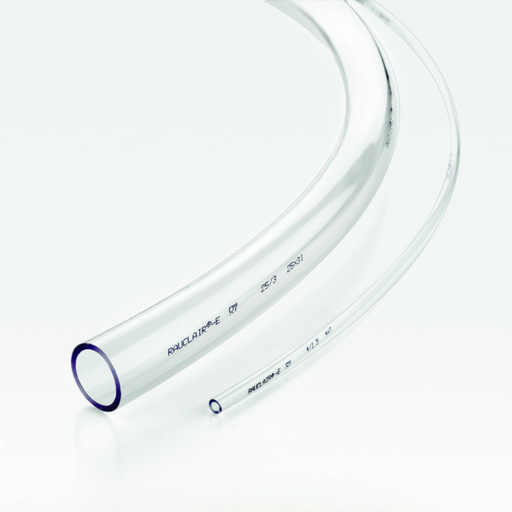 Tubing,PVC,8 x 2 mm wall, p.m hardness 77 shore A - per meter -