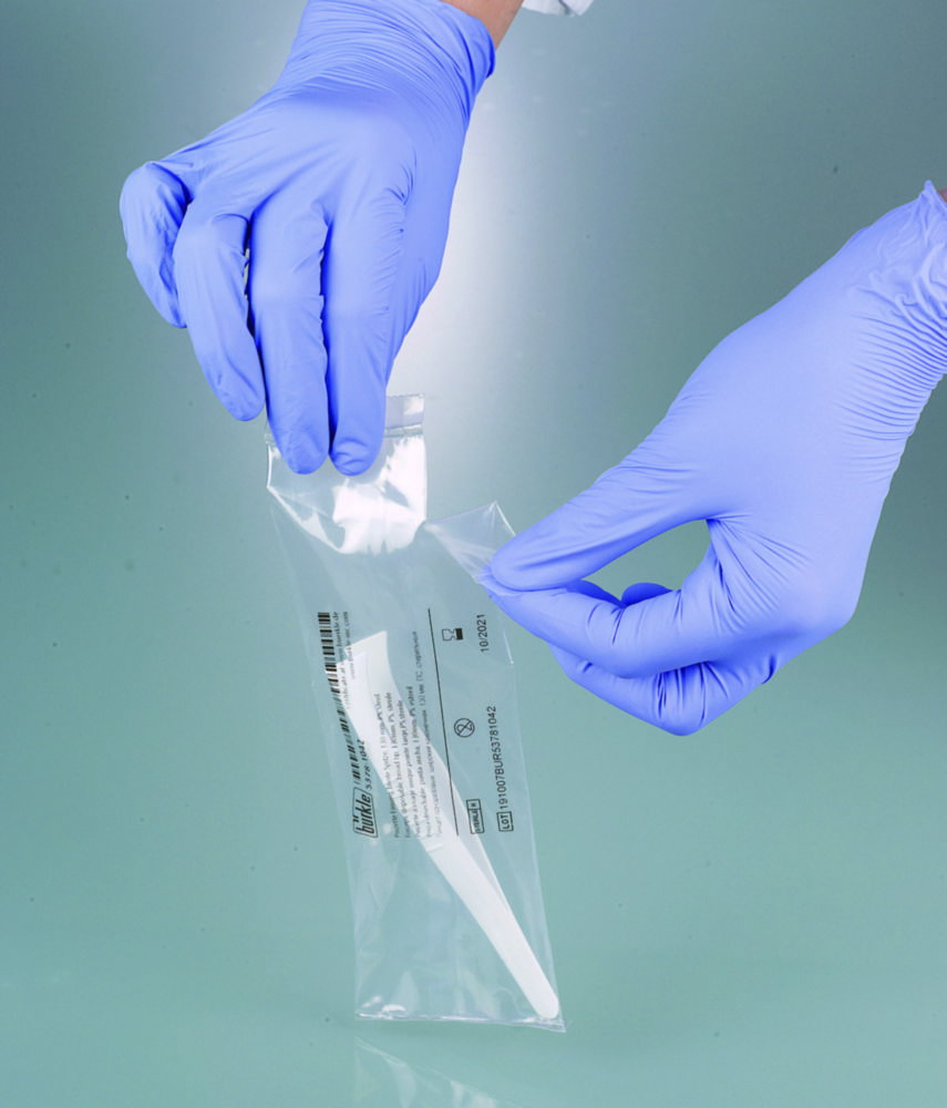 Disposable forceps 130 mm, PS broad tip, pack of 100