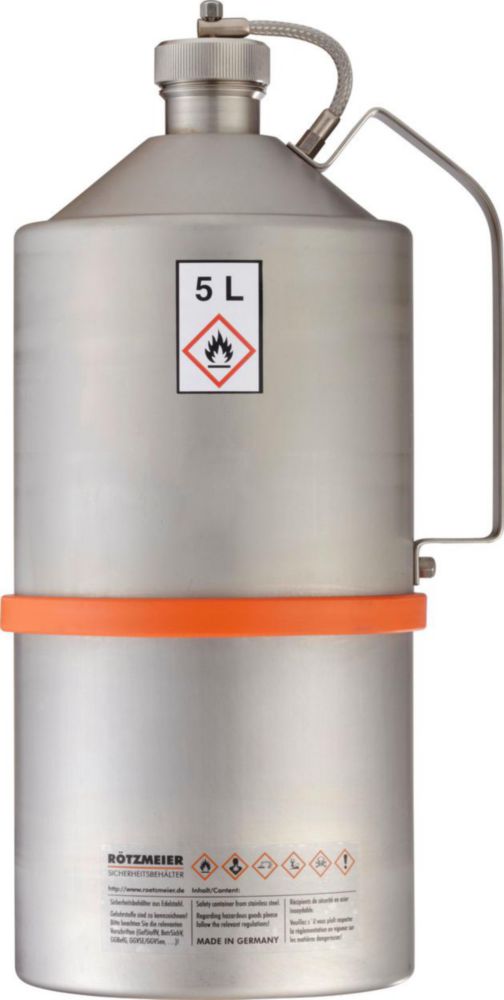 Safety canister 5 l. C/ VALVULA