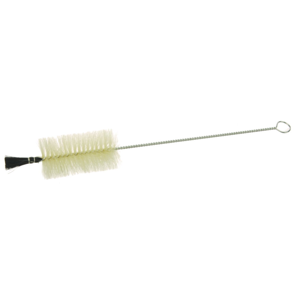 Flask brush 380mm handle 250mm, brush 130mm, Ø 50mm natural bristles