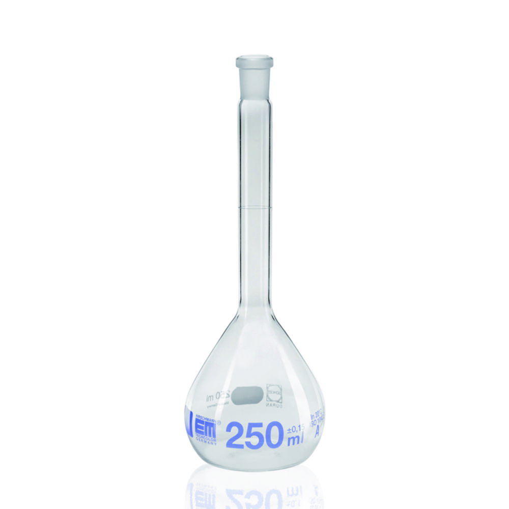 Volumetric flasks, 10 ml, cl.A NS 10/19, without stopper, DURAN