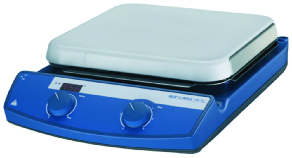 Magnetic stirrer C-MAG HS 10 with heating, glass ceramics heating plate with EU plug