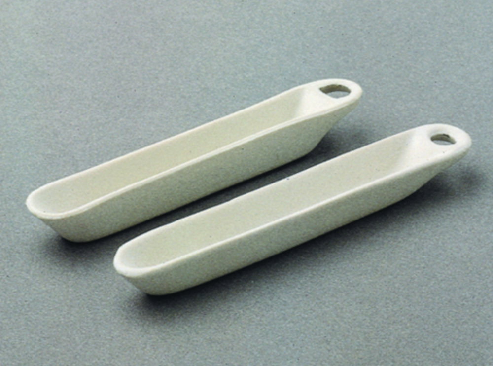 Combustion boats,unglazed porcelain,80x13x9 mm pack of 500