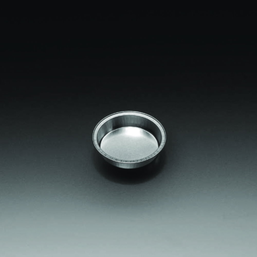Aluminium containers 28 ml, round diam. 64 mm, w/o PB label type 550028, pack of 100