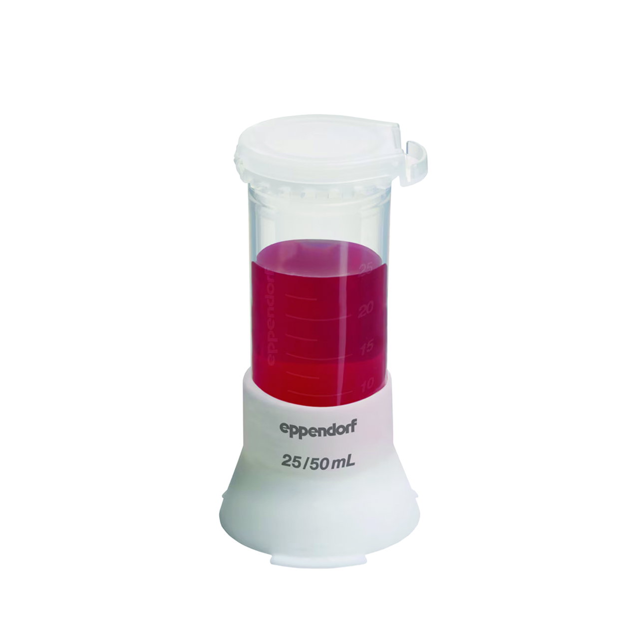 Single vessel holder for 25 or 50 ml 1 seat, white, autoclavable pack of 4