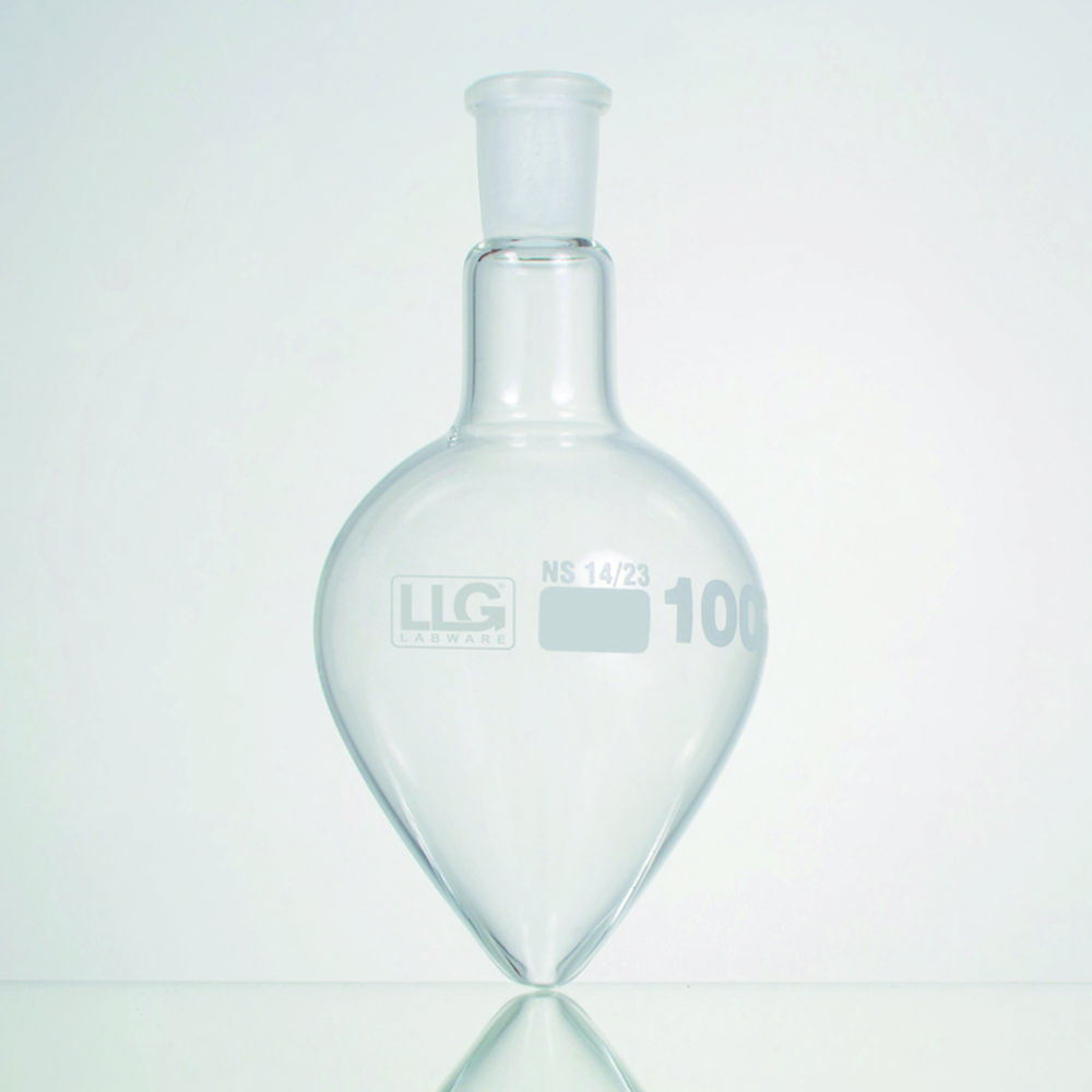 LLG-Pear shape flask 250ml NS 14/23, boro 3.3