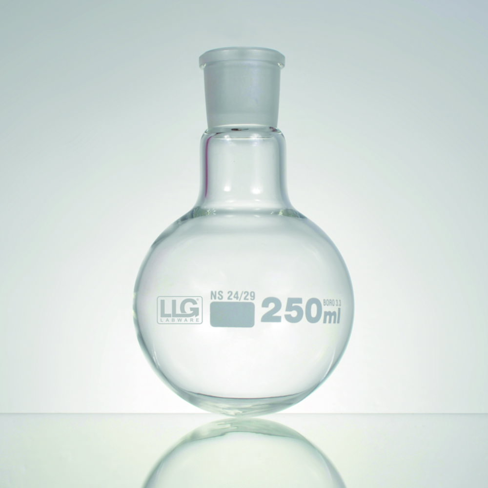 LLG-Round bottom flask 50 ml, NS 24/29, boro 3.3, pack of 2
