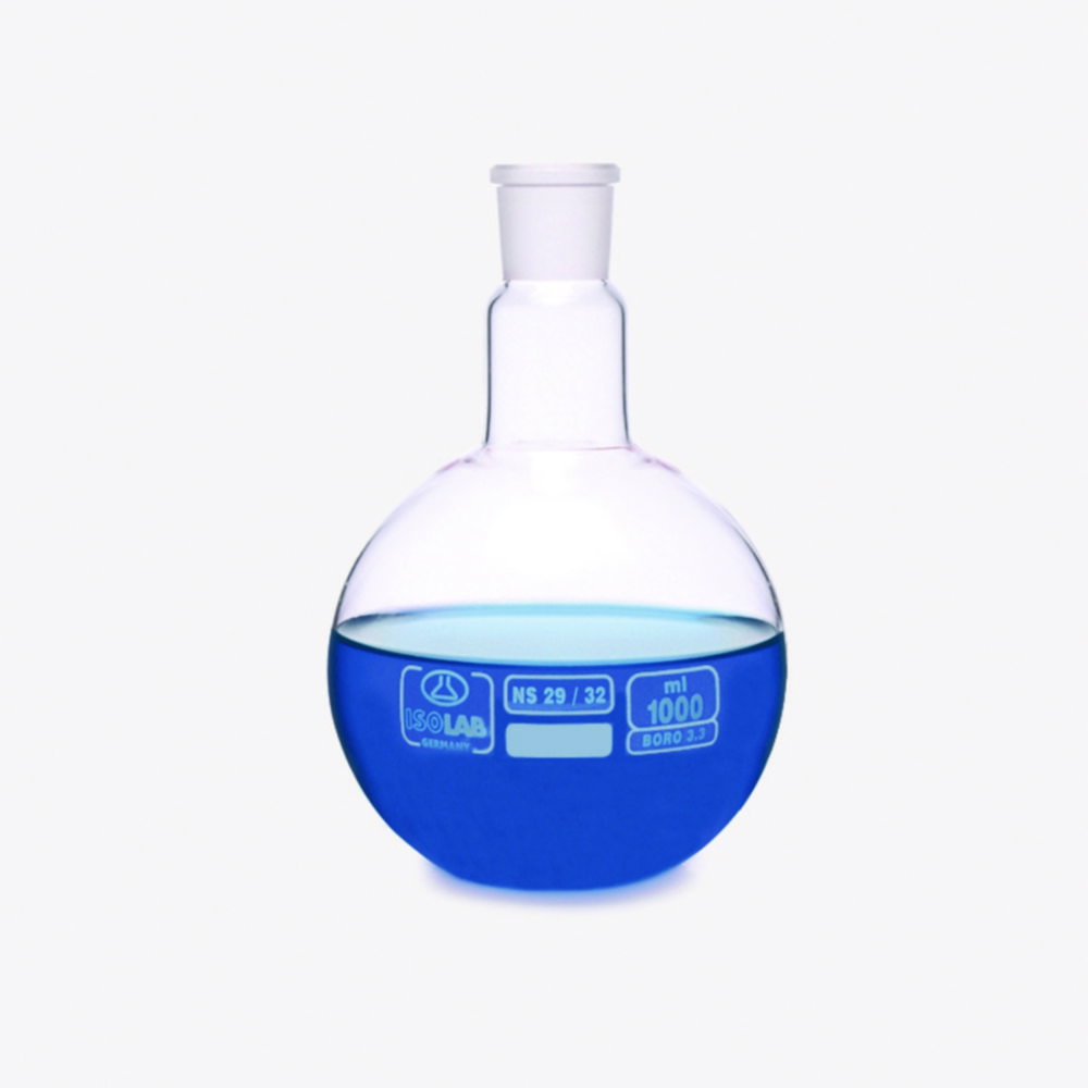 flask - flat bottom - NS neck - 1000 ml - NS29/32