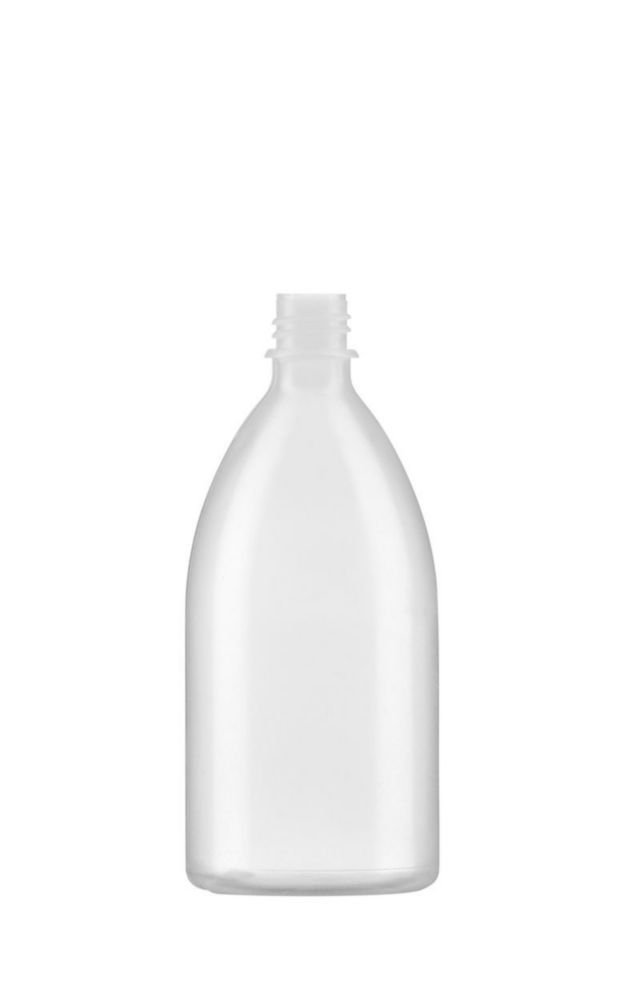 Narrow neck bottle 200 ml, LDPE clear, without screw cap screw cap see 9.072 773
