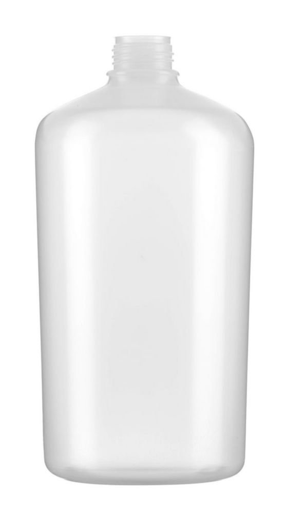 Square-shouldered bottles, series 302 PE-LD 1000ml round without closure