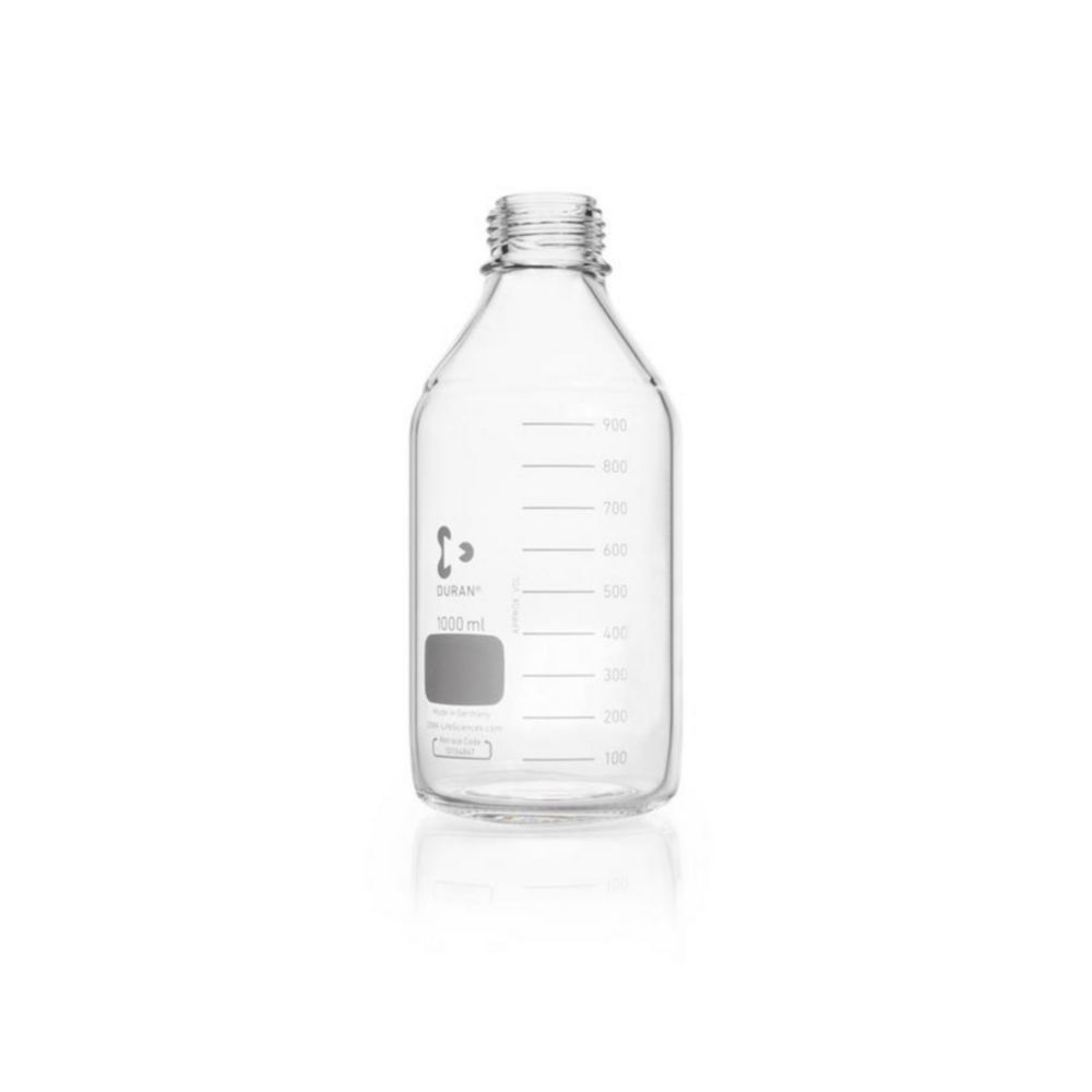 Laboratory bottles 1l without cap, DURAN