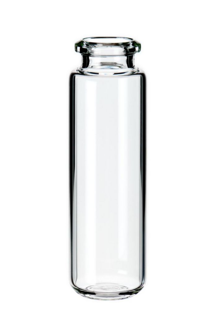 LLG-Headspace Crimp Neck Vial N 20, 20 ml, 75,5x23mm, clear, rounded bottom, pack of 100pcs
