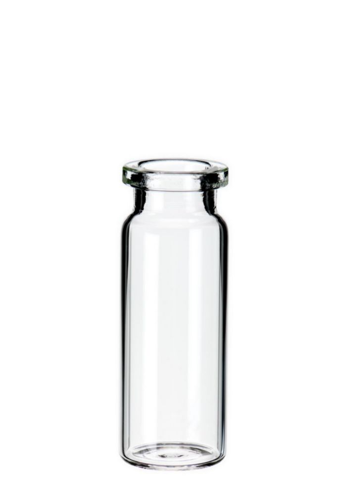 LLG-Headspace Crimp Neck Vial N 20, 10 ml, clear, with rolled rim, pack of 100