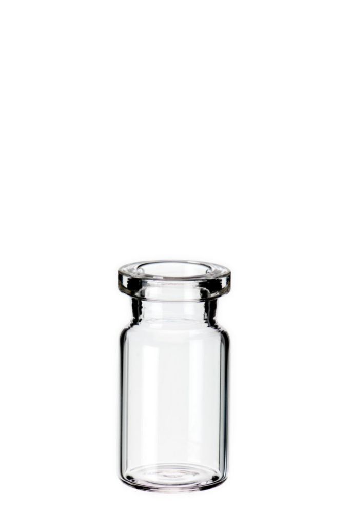 LLG-5ml Crimp Neck Vial, 38 x 20mm, clear glass, 1st hydrolytic class, flat bottom, pack of 100