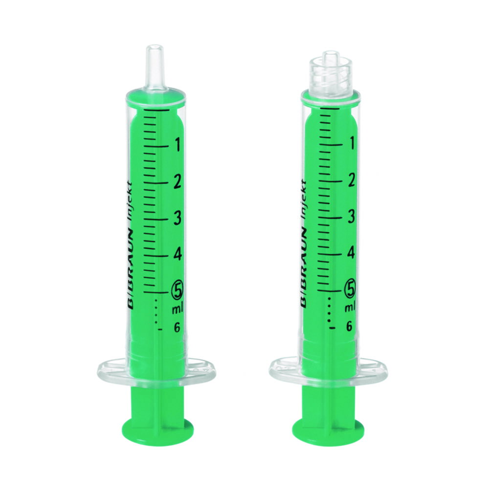 Inject® Disposable syringes 10 ml 2 parts, Luer connection, single packed, sterile, pack of 100