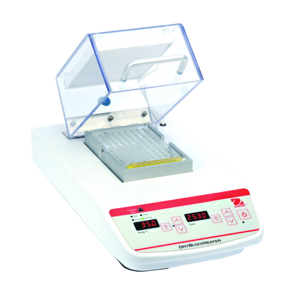 Dry Block Heater with Lid, digital, EU-Plug