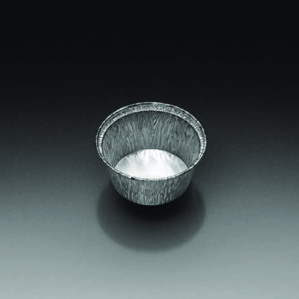Aluminium containers 110 ml, round diam. 80 mm, type 460110, pack of 100