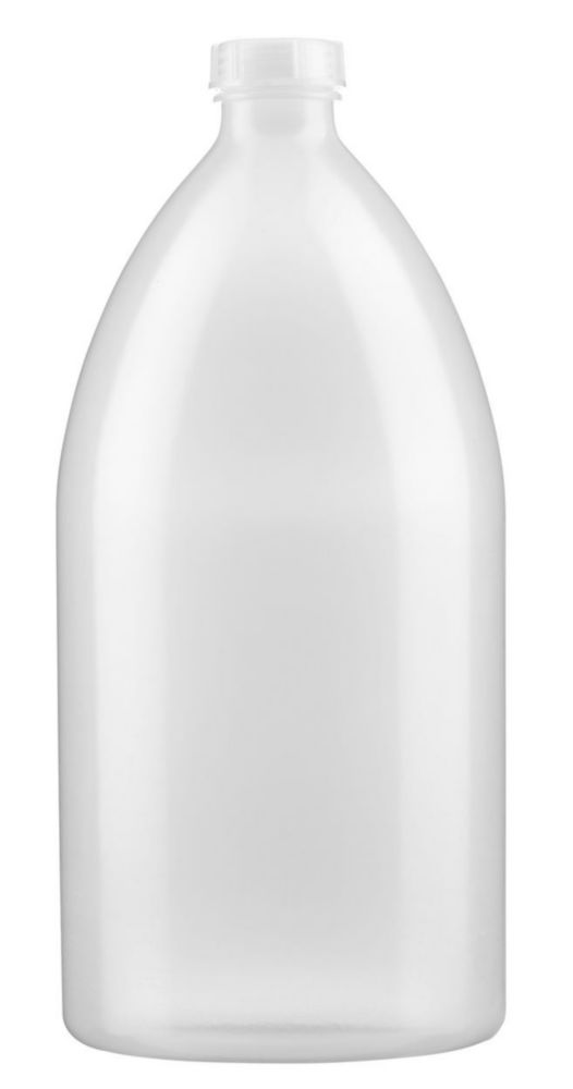 Narrow neck bottle 5000 ml, LDPE clear, with screw cap