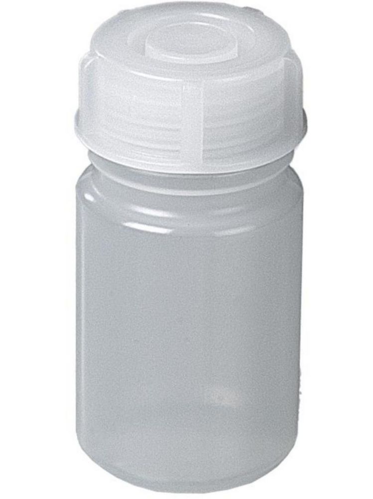 Wide neck bottle 50 ml LDPE, transparent, with screw closure