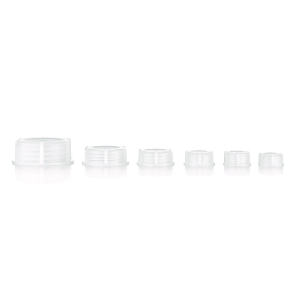 Screw cap 50 mm, LDPE for wide mouth bottles 9.072 986/987 + 9.073 387