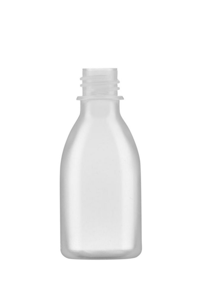 Narrow neck bottle 50 ml, LDPE clear, without screw cap screw cap see 9.072 773