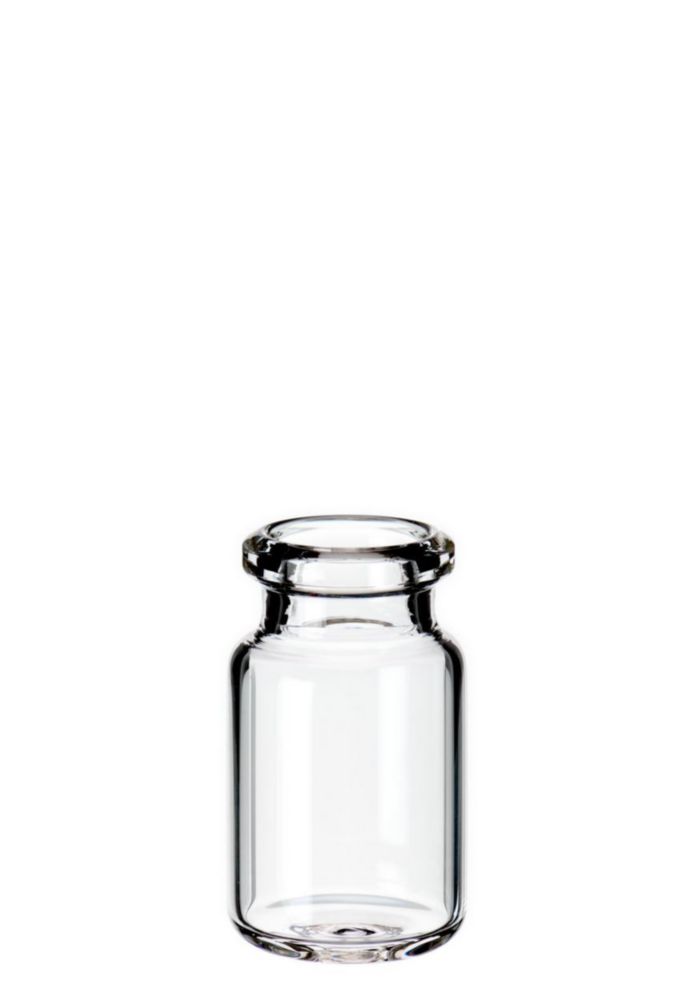 LLG-Headspace Crimp Neck Vial N 20,5 ml, clear, 38,25x22mm, rounded bottom, bevelled top pack of 100pcs