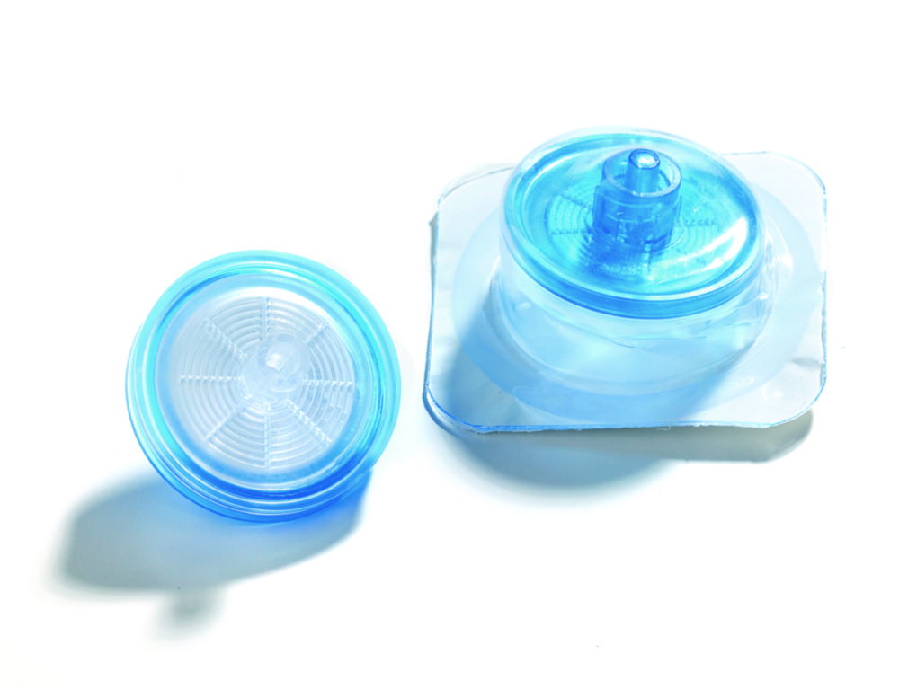 LLG-Syringe filters, CA, 0,22 µm Ø 25 mm, blue, sterile, pack of 50