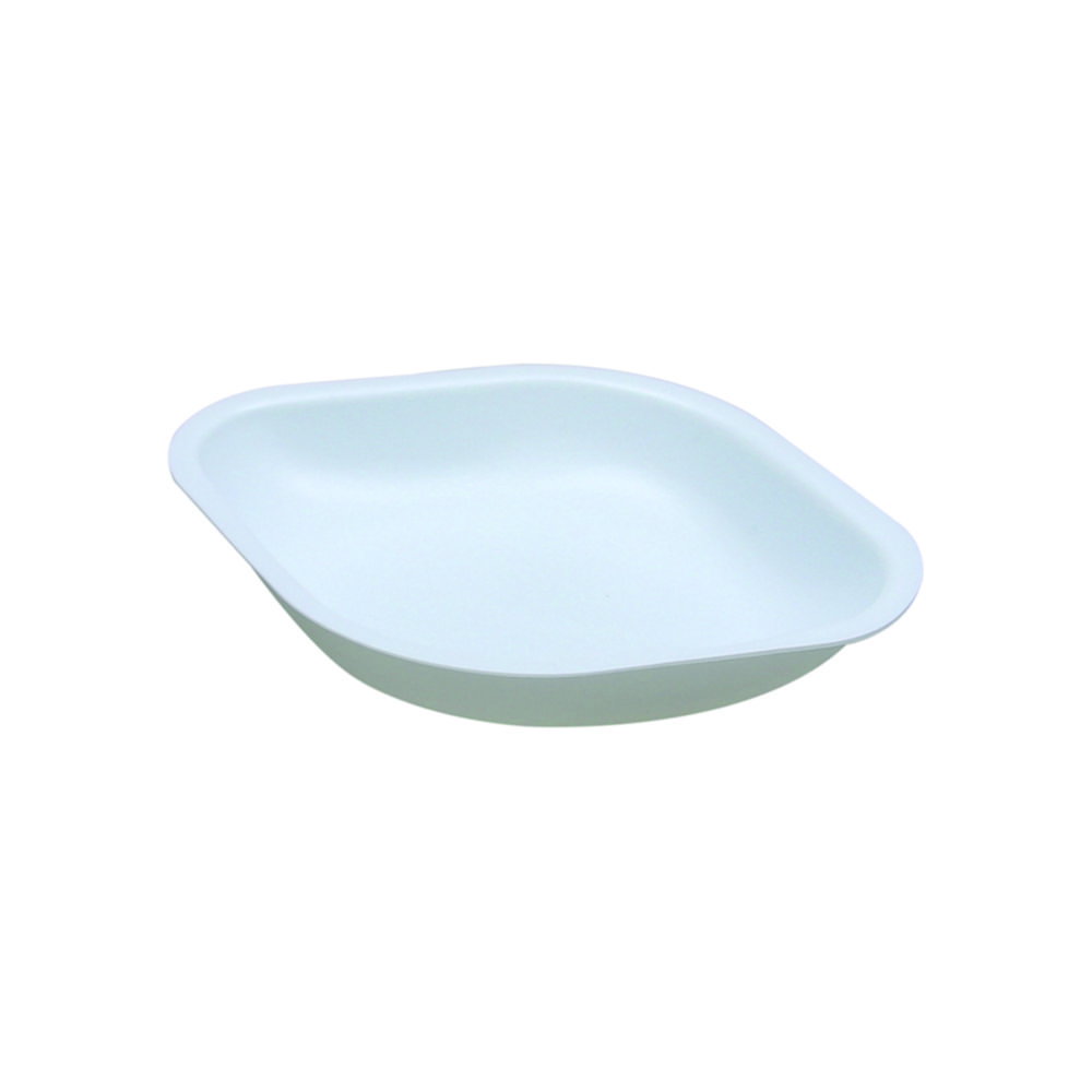 LLG-Weighing boats 30 ml, PS 85x65 mm, diamond shape, white, antistatic, pack of 500