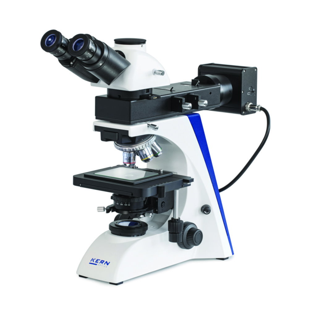 Metallurgical microscope. 5/10/20/40/100. WF10x18. Halogen