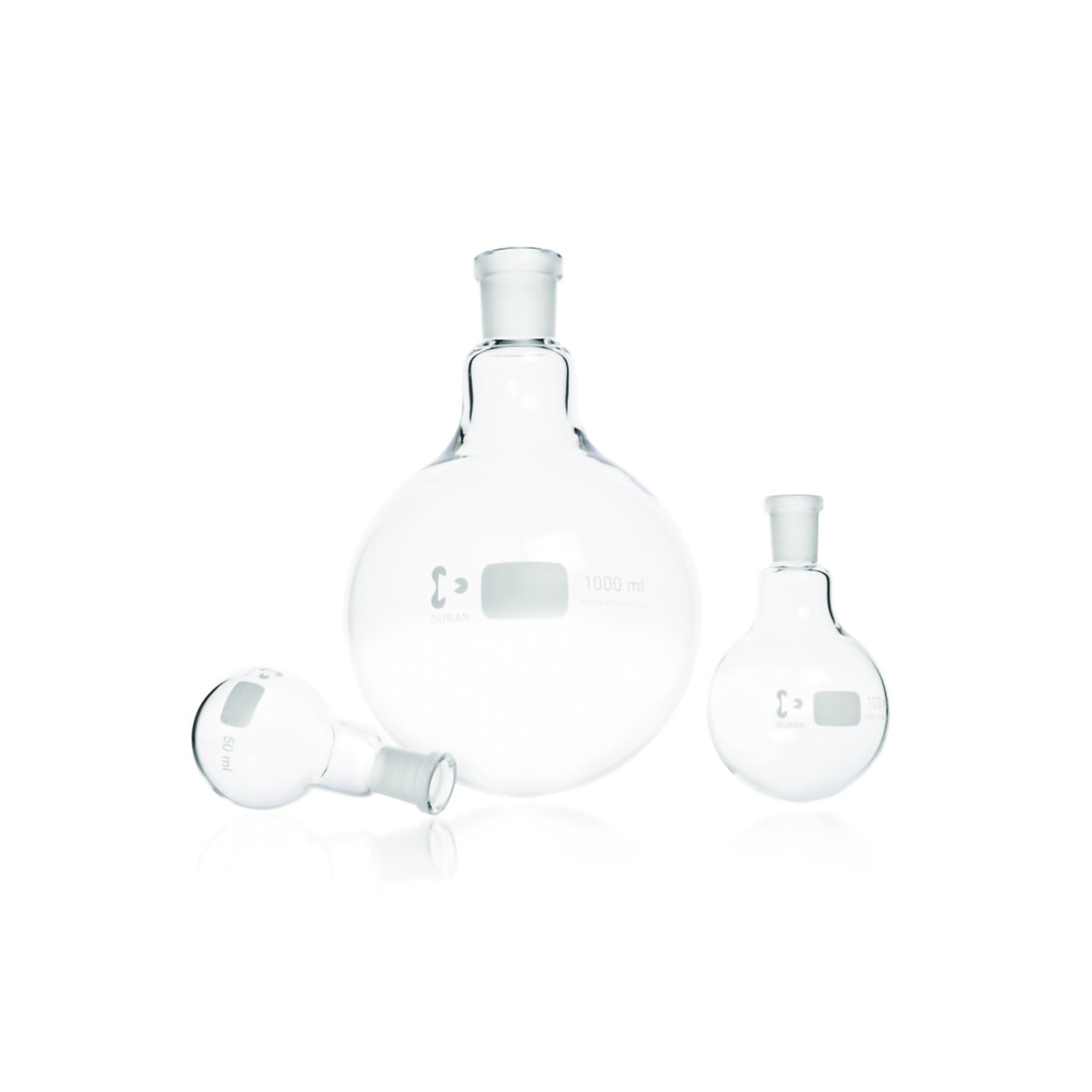 Round bottom flask 50 ml, NS 14/23 DURAN