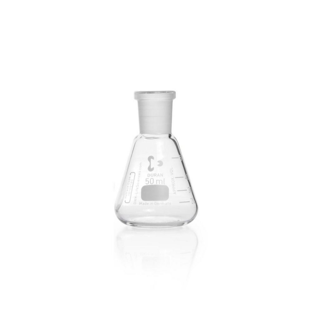 Erlenmeyer flask 50 ml NS 19/26, DURAN, D=51 mm, H=85 mm