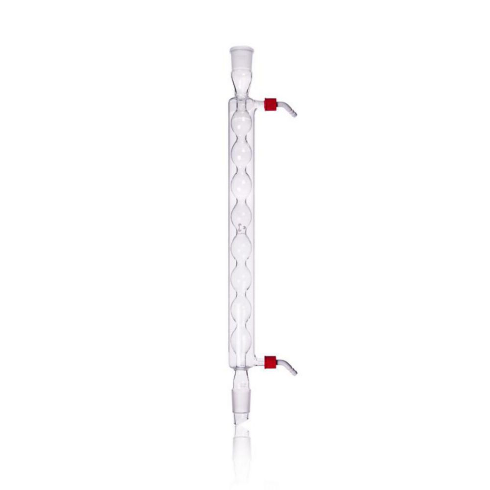 Allihn condenser 400 mm, NS 29/32 with 2 screw-on plastic hose connections, DURAN®