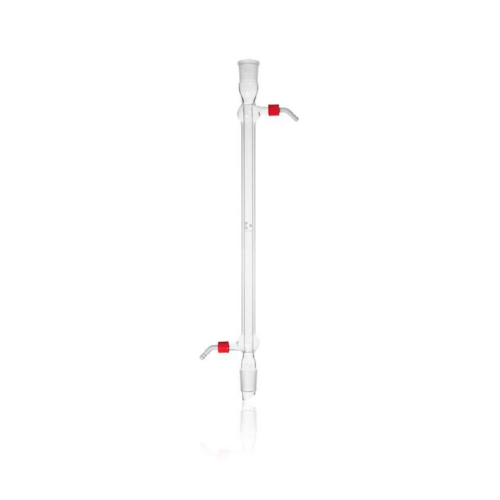 DURAN® Liebig condenser, with 2 screw-on plastic hose connections, NS 29/32, jacket length 400 mm
