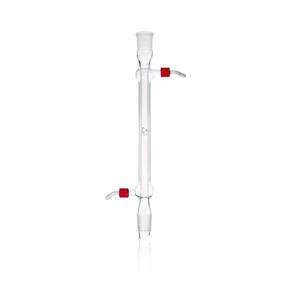 DURAN® Liebig condenser, with 2 screw-on plastic hose connections, NS 29/32, jacket length 250 mm