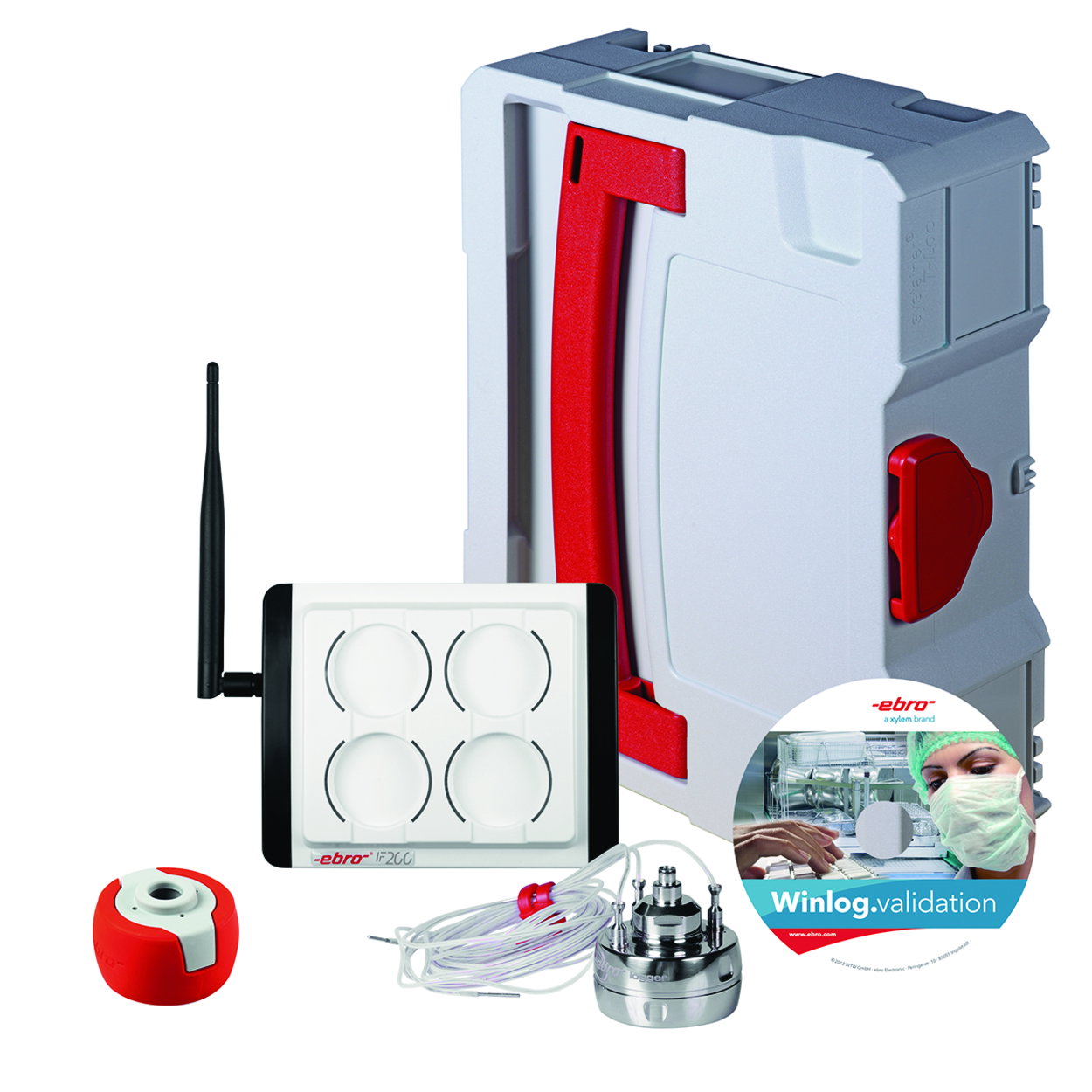 EBI 12 data logger set for the validation of small sterilizers